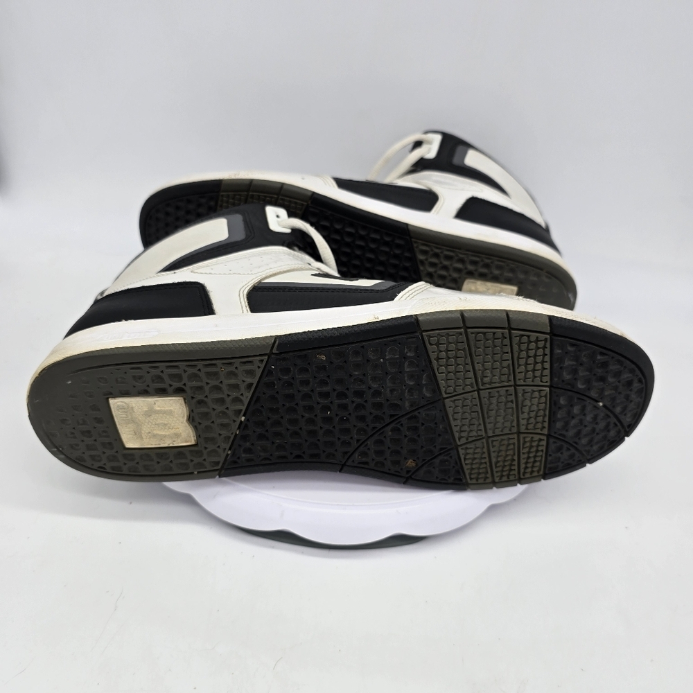 Dc Shoes Men's 13 Factory Lite High Top Skate Trainers White Black Sneakers - Picture 6 of 7
